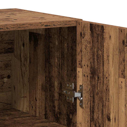 Hochboard Wandmontiert Altholz 69.5 x 34 x 90 cm Holzwerkstoff