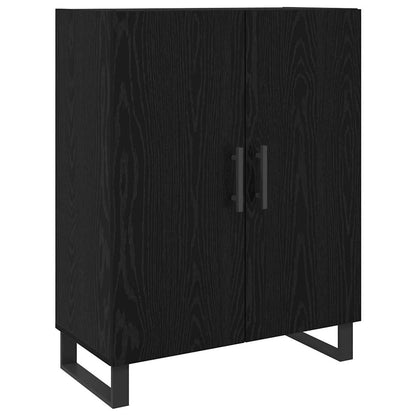 Hochboard Schwarze Eiche 69.5 x 34 x 90 cm Holzwerkstoff
