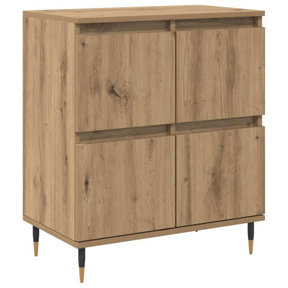 Sideboards 2 pcs Eiche handwerklich 120 x 35 x 70 cm