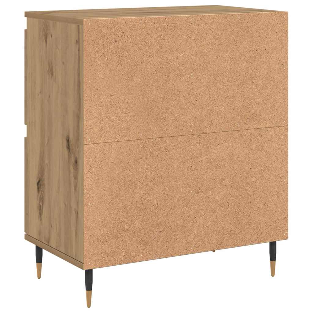Sideboards 2 pcs Eiche handwerklich 120 x 35 x 70 cm