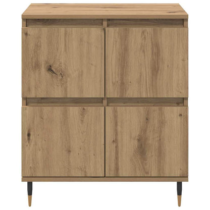 Sideboards 2 pcs Eiche handwerklich 120 x 35 x 70 cm
