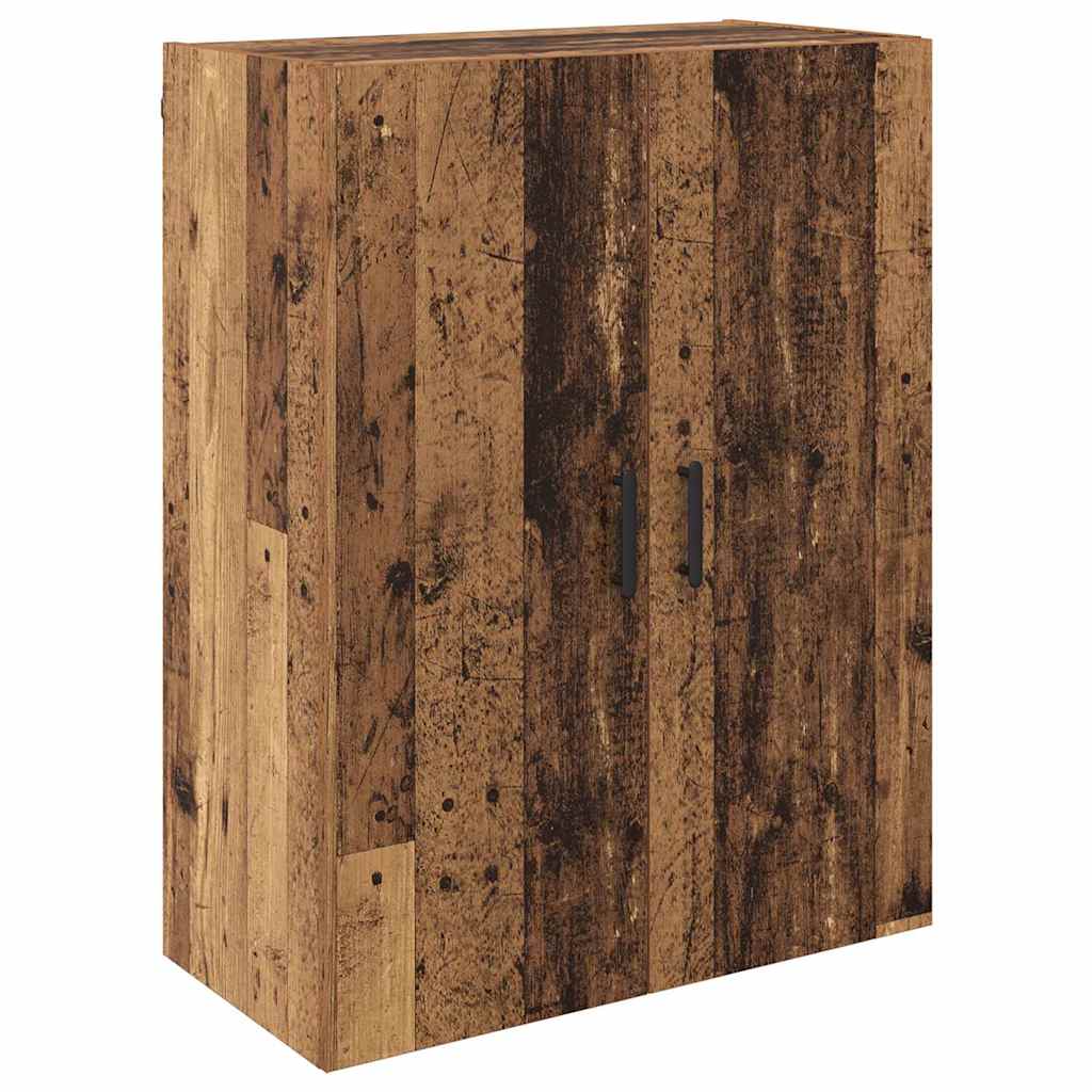 Wandmontierte Schränke 2 pcs Altholz 69.5 x 34 x 90 cm