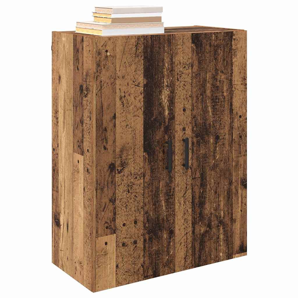 Wandmontierte Schränke 2 pcs Altholz 69.5 x 34 x 90 cm