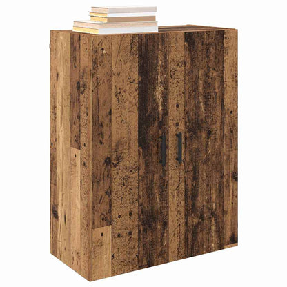 Wandmontierte Schränke 2 pcs Altholz 69.5 x 34 x 90 cm