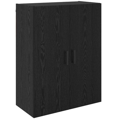 Wandmontierte Schränke 2 pcs Schwarze Eiche 69.5 x 34 x 90 cm