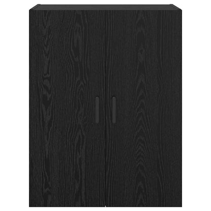 Wandmontierte Schränke 2 pcs Schwarze Eiche 69.5 x 34 x 90 cm