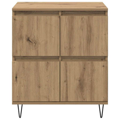 Sideboards 2 pcs Eiche handwerklich 120 x 35 x 70 cm