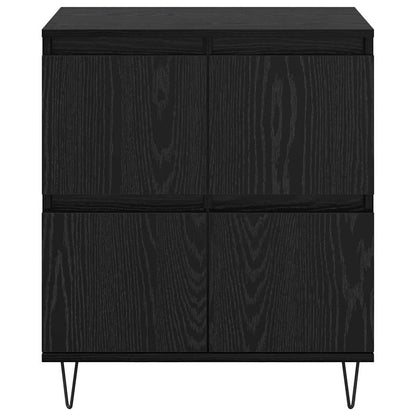 Sideboards 2 pcs Schwarze Eiche 120 x 35 x 70 cm Holzwerkstoff
