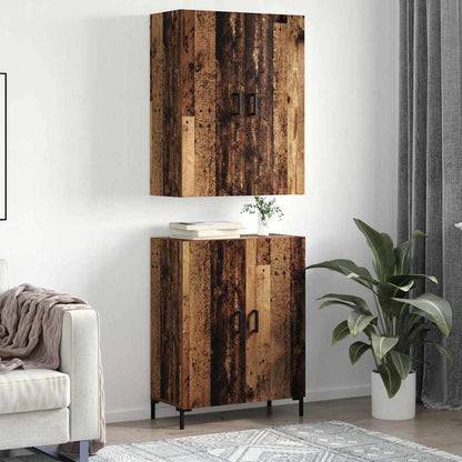 Hochboard Altholz 69,5 x 34 x 180 cm Holzwerkstoff