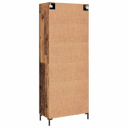 Hochboard Altholz 69,5 x 34 x 180 cm Holzwerkstoff