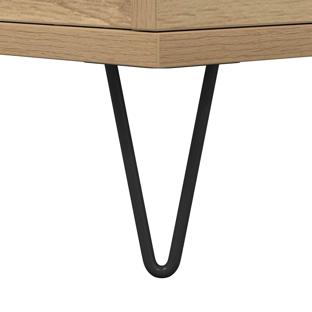 Sideboards 2 pcs Eiche handwerklich 120 x 35 x 70 cm