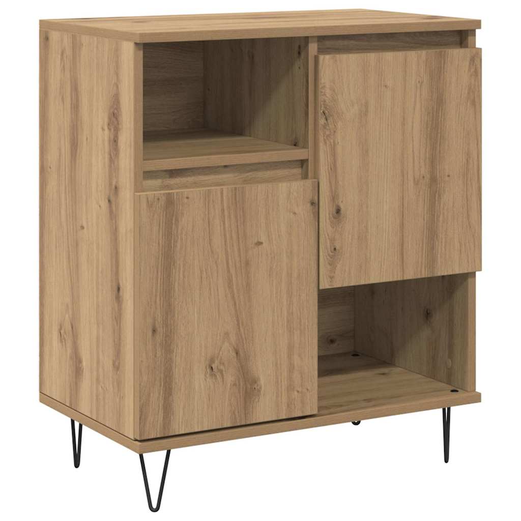 Sideboards 2 pcs Eiche handwerklich 120 x 35 x 70 cm