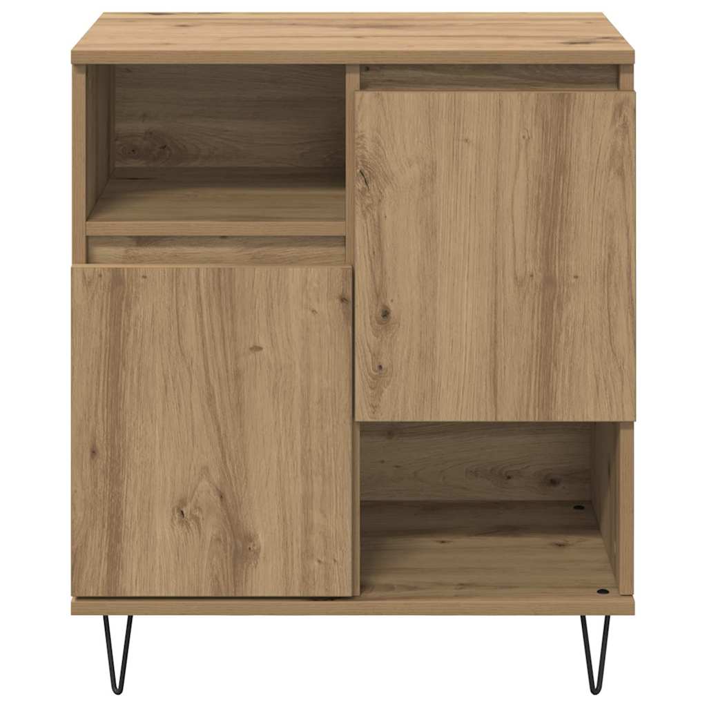 Sideboards 2 pcs Eiche handwerklich 120 x 35 x 70 cm