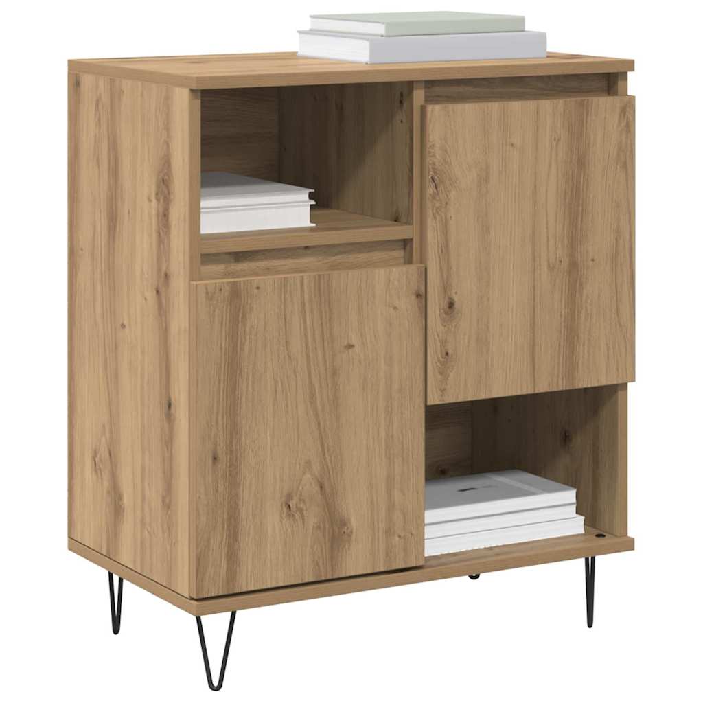 Sideboards 2 pcs Eiche handwerklich 120 x 35 x 70 cm