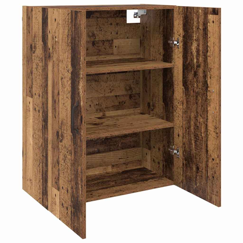Wandmontierte Schränke 2 pcs Altholz 69.5 x 34 x 90 cm