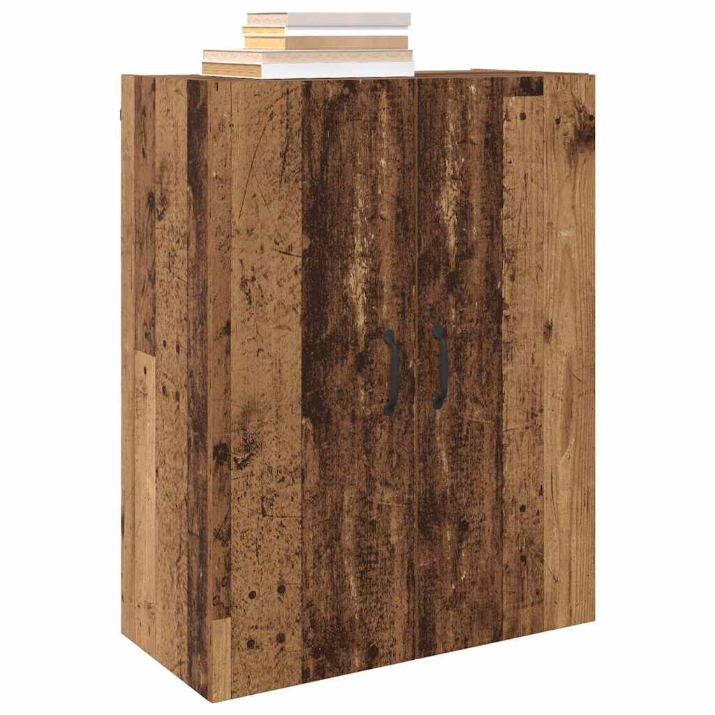 Wandmontierte Schränke 2 pcs Altholz 69.5 x 34 x 90 cm