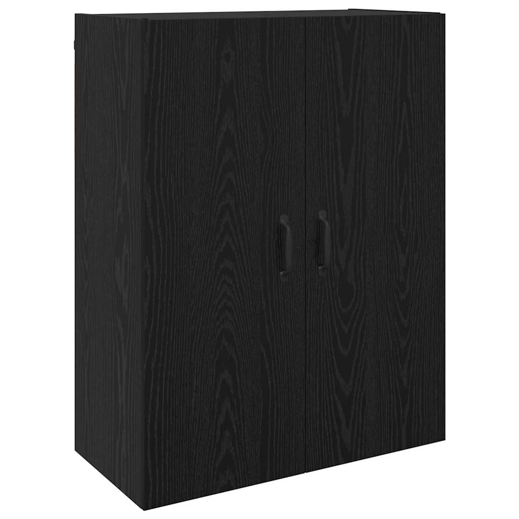 Wandmontierte Schränke 2 pcs Schwarze Eiche 69.5 x 34 x 90 cm