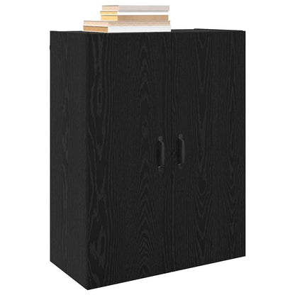 Wandmontierte Schränke 2 pcs Schwarze Eiche 69.5 x 34 x 90 cm