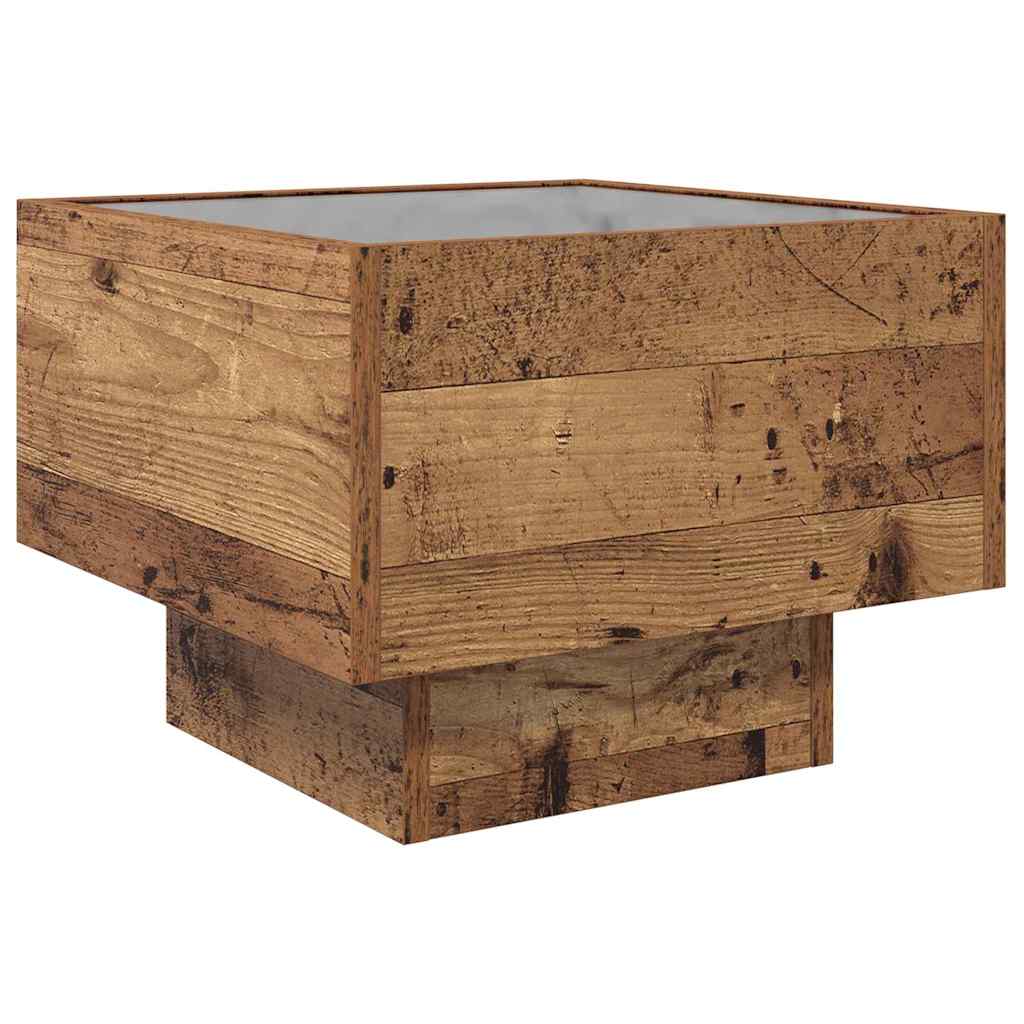 Badschrank Altholz 40 x 40 x 30 cm Engineered Wood, Glas