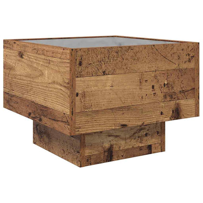 Badschrank Altholz 40 x 40 x 30 cm Engineered Wood, Glas