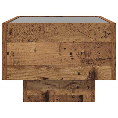 Badschrank Altholz 40 x 40 x 30 cm Engineered Wood, Glas