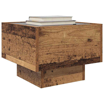Badschrank Altholz 40 x 40 x 30 cm Engineered Wood, Glas