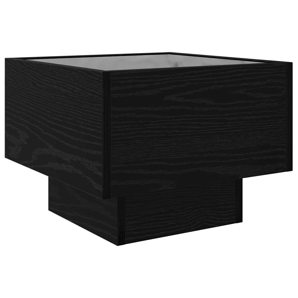 Badschrank Schwarze Eiche 40 x 40 x 30 cm Engineered Wood, Glas