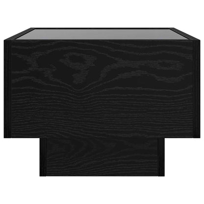 Badschrank Schwarze Eiche 40 x 40 x 30 cm Engineered Wood, Glas