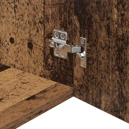 Badschrank Wandmontiert Altholz 50 x 41 x 225 cm Holzwerkstoff
