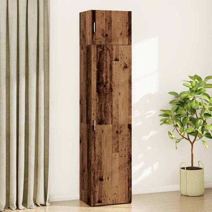 Badschrank Wandmontiert Altholz 50 x 41 x 225 cm Holzwerkstoff