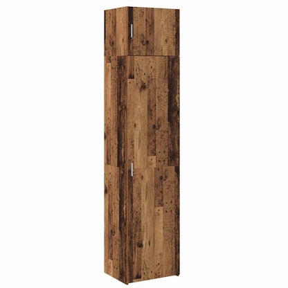 Badschrank Wandmontiert Altholz 50 x 41 x 225 cm Holzwerkstoff