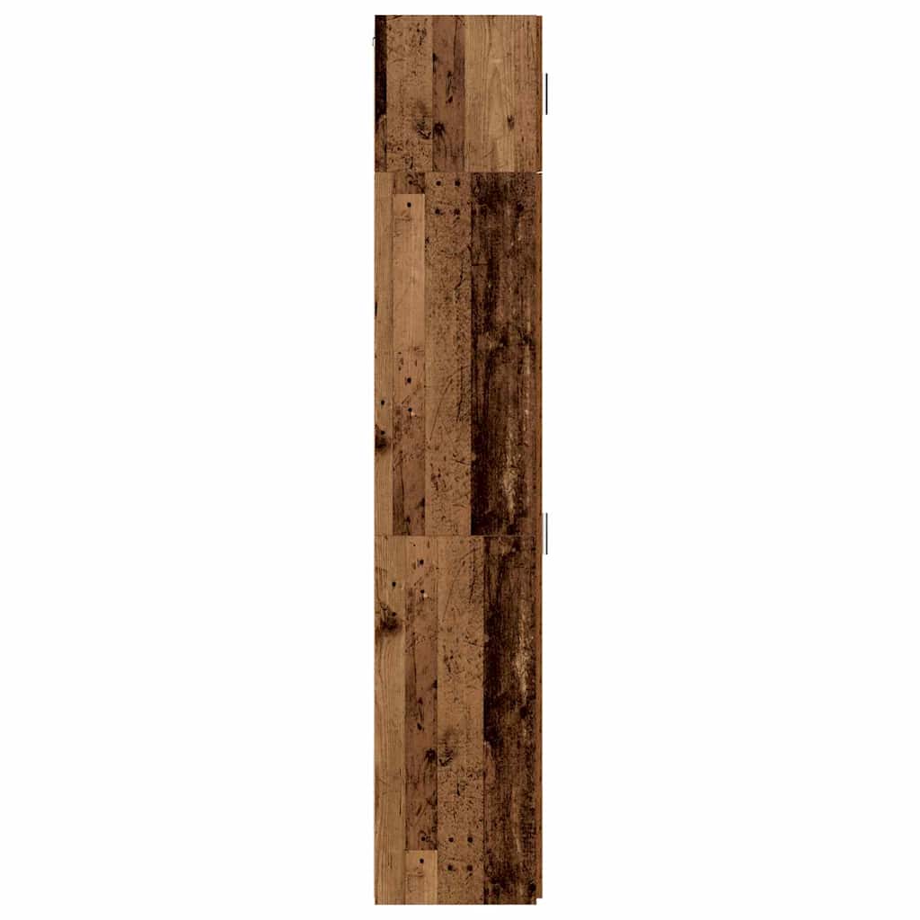 Badschrank Wandmontiert Altholz 50 x 41 x 225 cm Holzwerkstoff