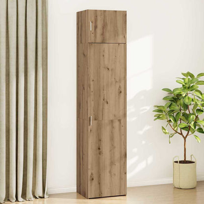 Badschrank Eiche handwerklich 50 x 41 x 225 cm Holzwerkstoff