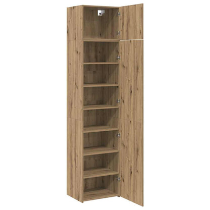 Badschrank Eiche handwerklich 50 x 41 x 225 cm Holzwerkstoff
