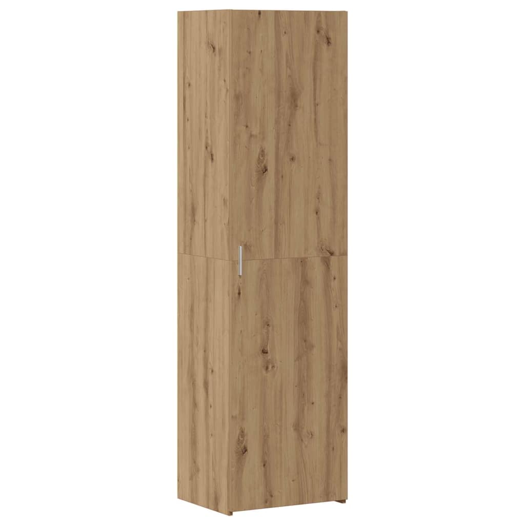 Badschrank Eiche handwerklich 50 x 41 x 225 cm Holzwerkstoff