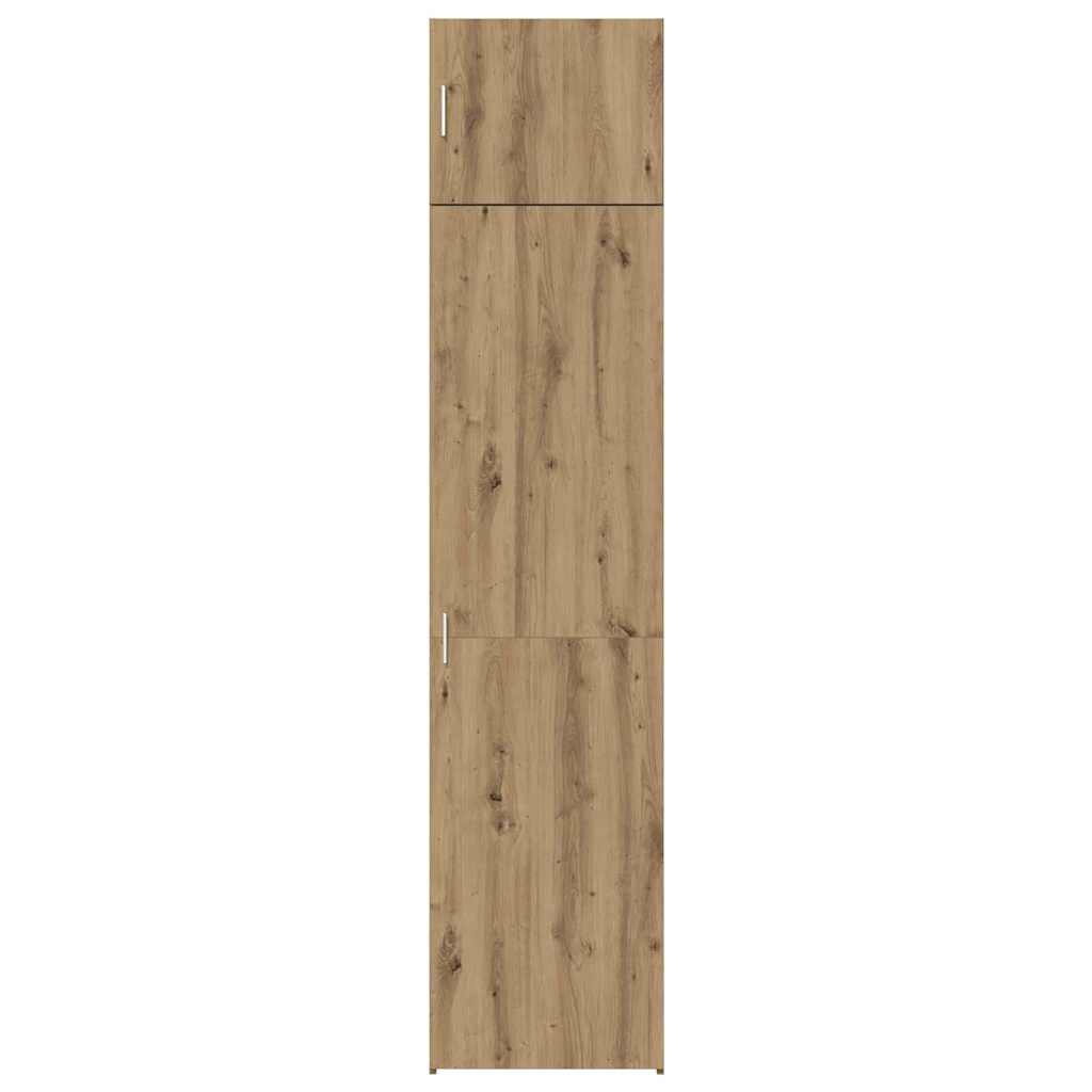 Badschrank Eiche handwerklich 50 x 41 x 225 cm Holzwerkstoff