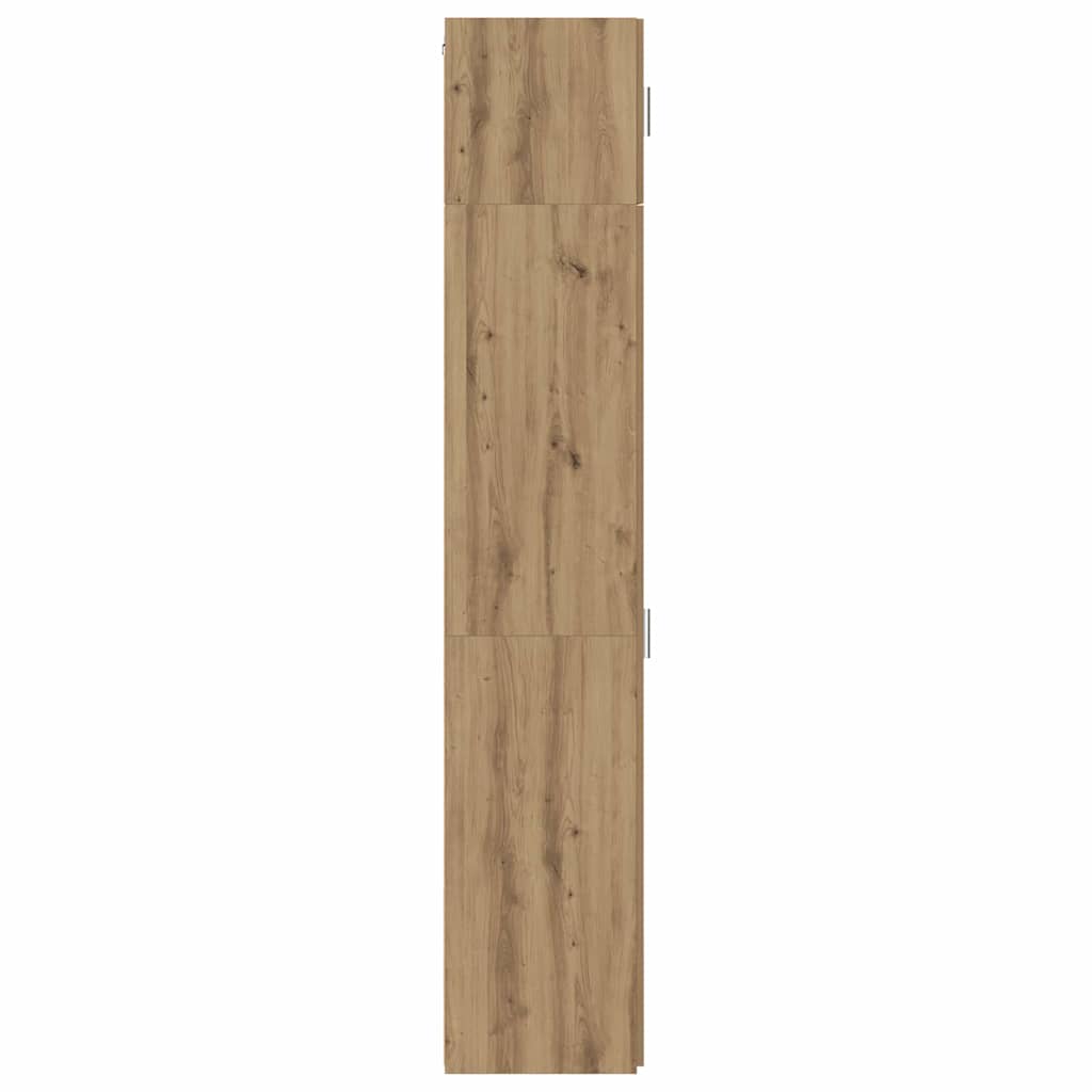 Badschrank Eiche handwerklich 50 x 41 x 225 cm Holzwerkstoff