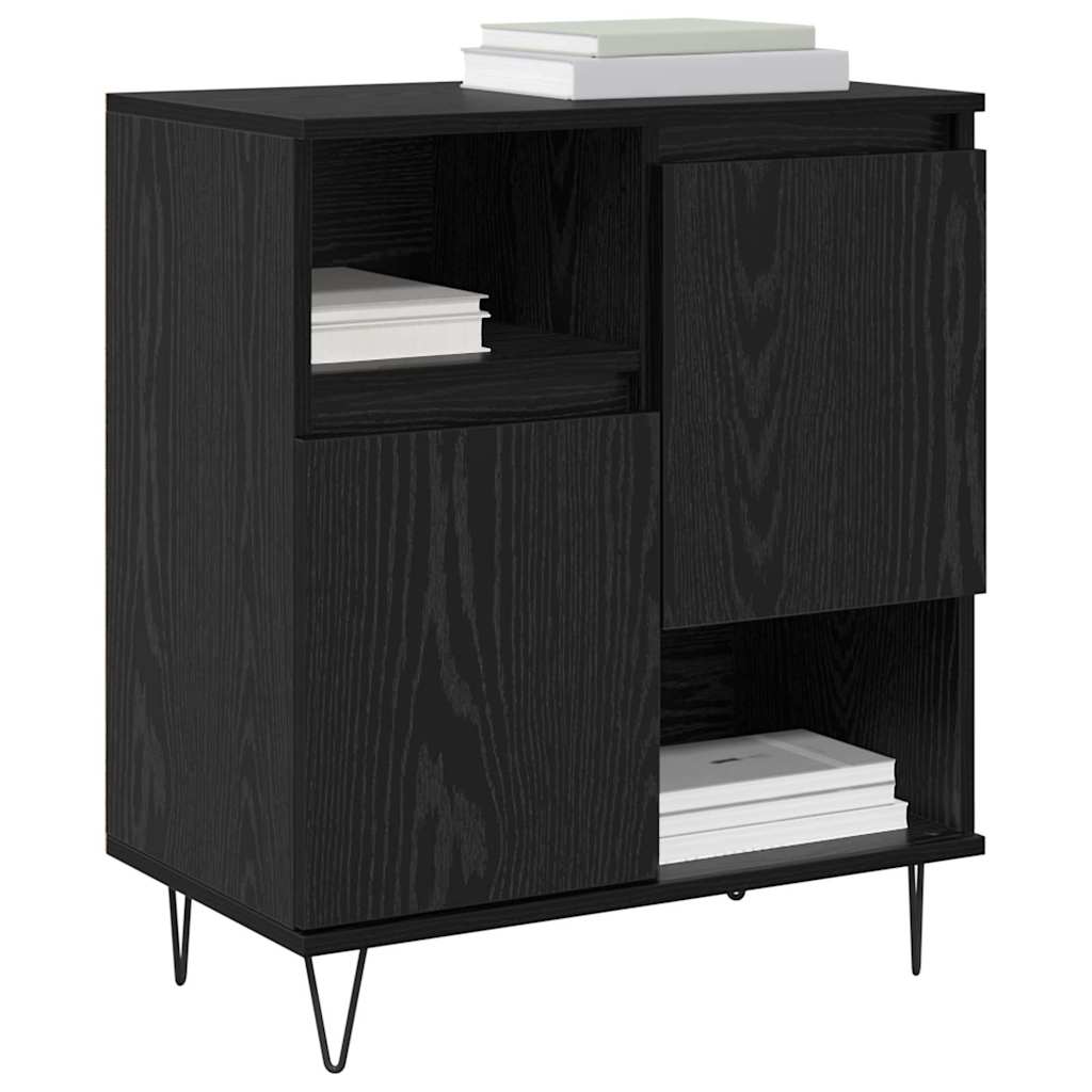 Sideboards 3 pcs Schwarze Eiche 180 x 35 x 70 cm Holzwerkstoff
