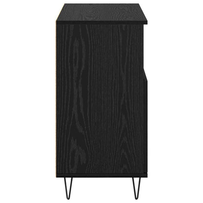 Sideboards 3 pcs Schwarze Eiche 180 x 35 x 70 cm Holzwerkstoff
