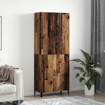 Hochboard Altholz 69,5 x 34 x 180 cm Holzwerkstoff
