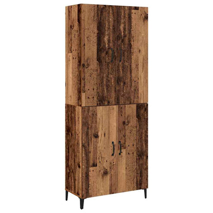 Hochboard Altholz 69,5 x 34 x 180 cm Holzwerkstoff