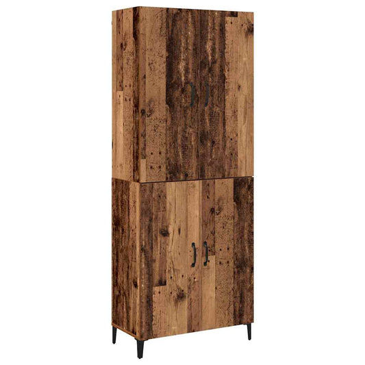 Hochboard Altholz 69,5 x 34 x 180 cm Holzwerkstoff