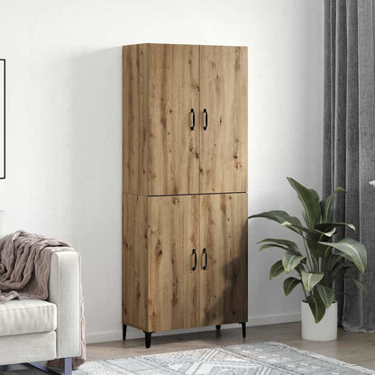Hochboard Artisan-Eiche 69,5 x 34 x 180 cm Holzwerkstoff