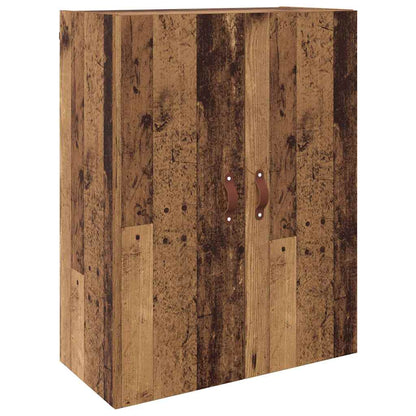 Wandmontierte Schränke 2 pcs Altholz 69.5 x 34 x 90 cm