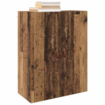 Wandmontierte Schränke 2 pcs Altholz 69.5 x 34 x 90 cm
