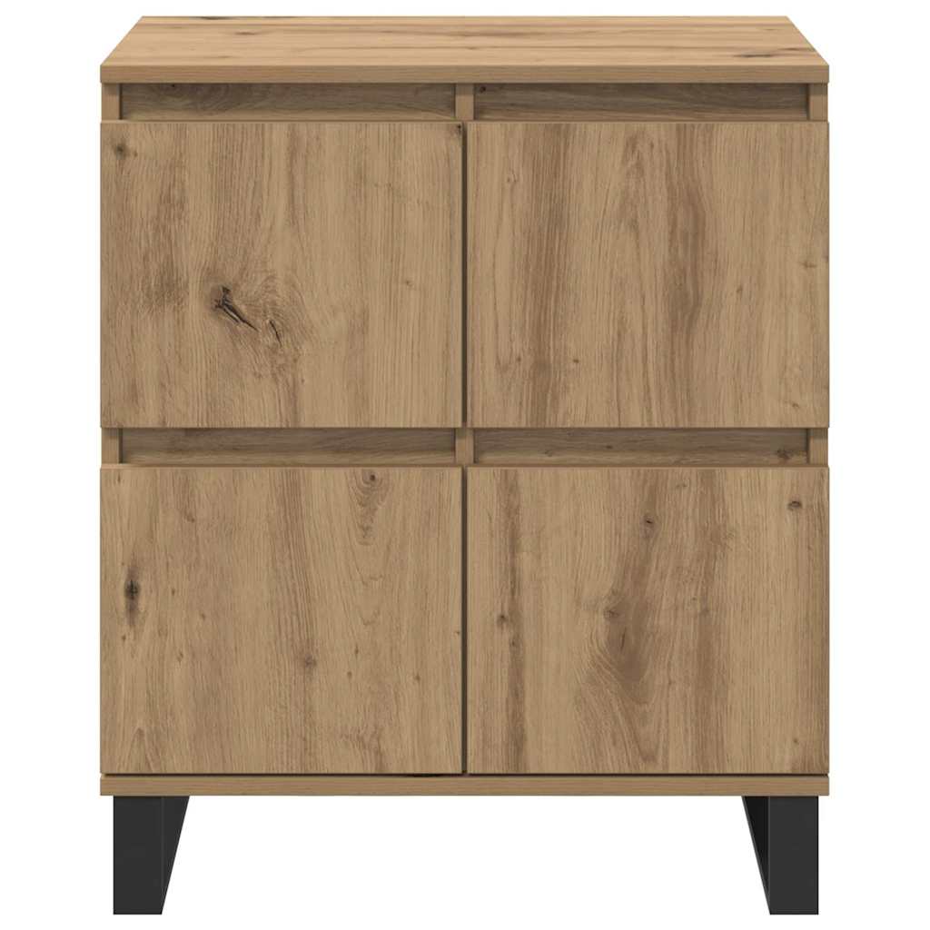 Sideboards 3 pcs Eiche handwerklich 180 x 35 x 70 cm