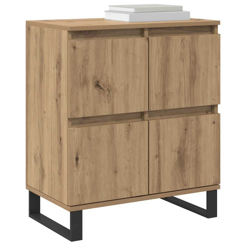 Sideboards 3 pcs Eiche handwerklich 180 x 35 x 70 cm