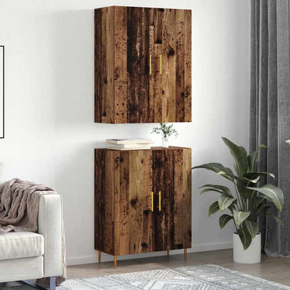 Hochboard Altholz 69,5 x 34 x 180 cm Holzwerkstoff