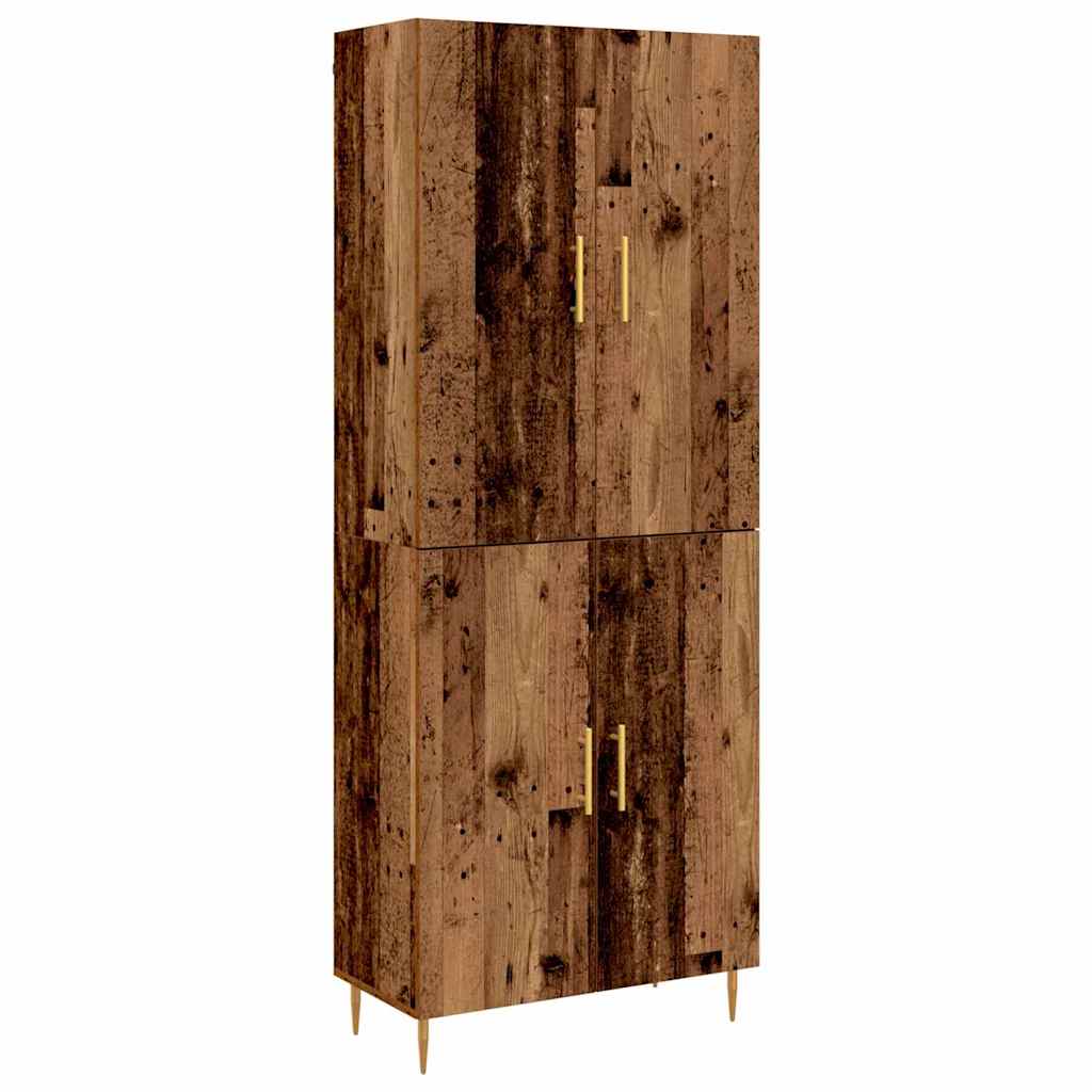 Hochboard Altholz 69,5 x 34 x 180 cm Holzwerkstoff