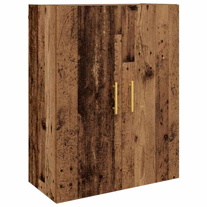 Hochboard Altholz 69,5 x 34 x 180 cm Holzwerkstoff